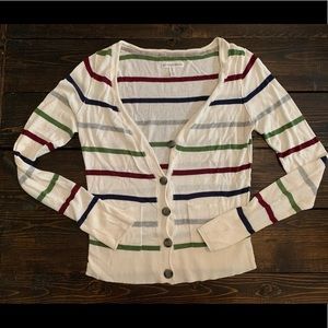 Striped Cardigan -Sz M